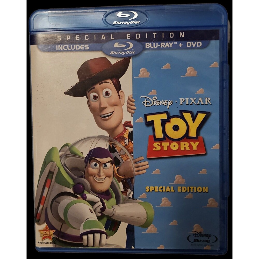 Toy Story (Blu-ray, 1995) Blu-ray & DVD Special Edition Tom Hanks Tim Allen